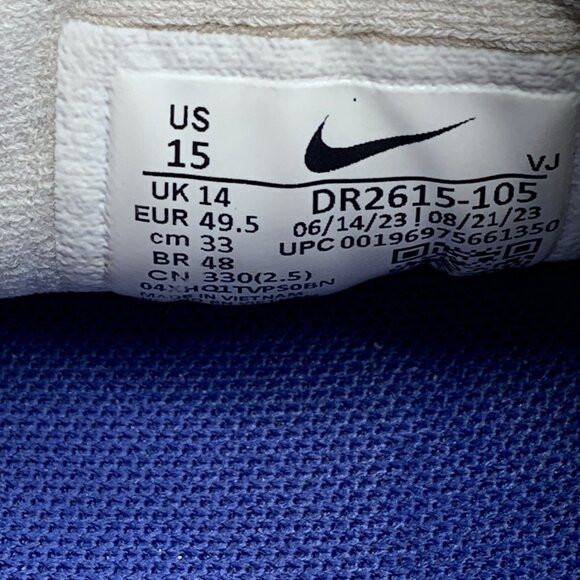 NIKE Invincible Run 3 Running Shoes Mens Sz 15 White Blue Pink Zoom X Sneaker - Picture 16 of 16